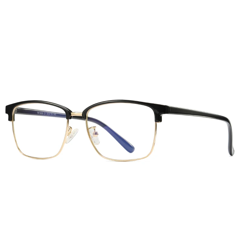 Pro Acme TR90 анти-синий светильник, блокирующие очки унисекс, синий светильник, очки для компьютера, очки для чтения, очки против голубого излучения PB1201 - Цвет оправы: C2 Black gold