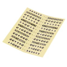 

Top quality ultra-thin acoustic guitar electric guitar neck fingerplate musical scale stickers Guitar Parts accessories