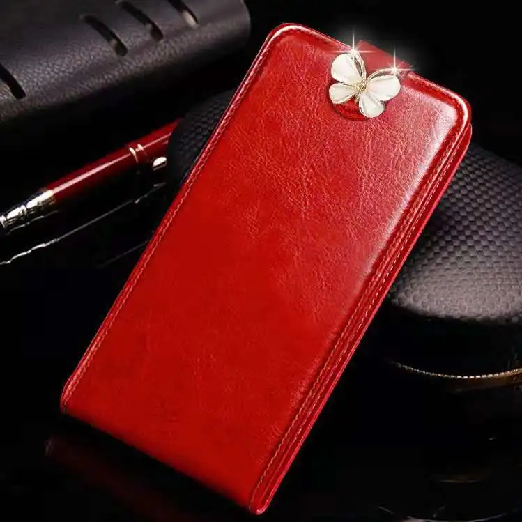 Honor 7A чехол Honor 7A DUA-L22 чехол 5,45 флип-чехол для телефона из искусственной кожи для huawei Honor 7A 7 A Honor7A чехол, Российская версия крышка - Цвет: Red With Butterfly