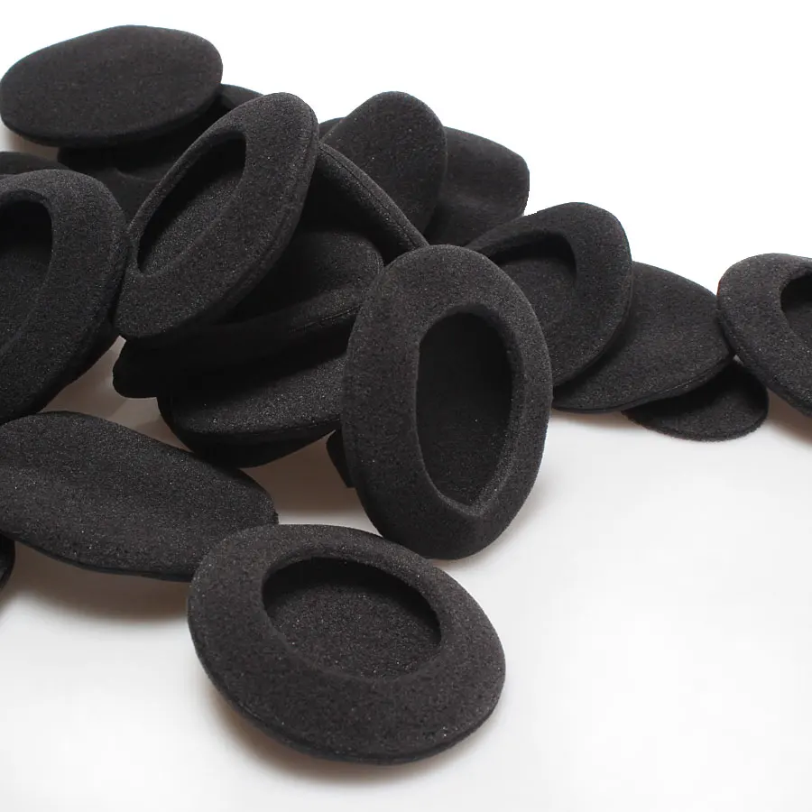 10Pcs/Lot Black Diameter 5.5cm Foam Ear Pads For Earphones Sponge