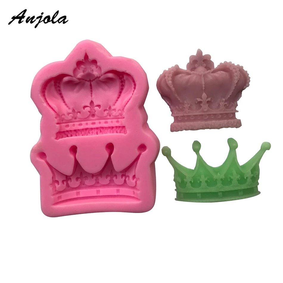 Anjola Crown Shape Silicone Mold Cake Baking Mold French