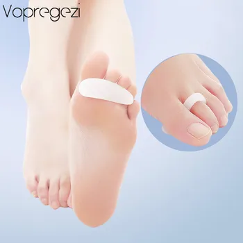 Vopregezi 2pcs Toes Separator Foot Care Tools for Feet Silicone Orthopedic Mat Bunion Corrector Silicone Hallux Valgus Corrector