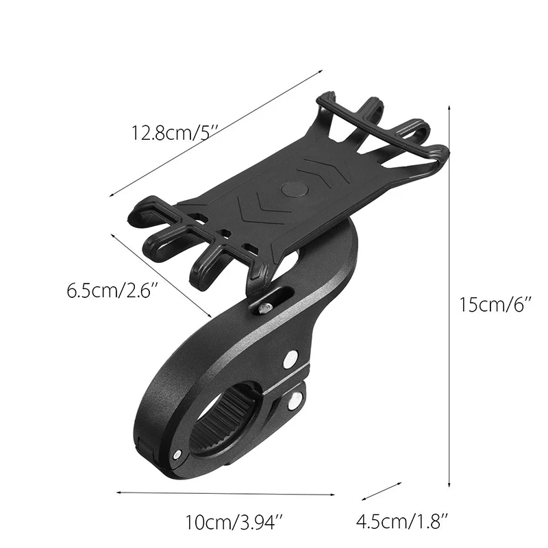 Держатель для телефона для мотоцикла, велосипеда, горного велосипеда, поддержка сотового телефона, регулируемый держатель для руля, противоударный держатель для сотового телефона, gps