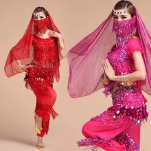 Набор костюма для танца живота для женщин девочек танец живота костюм цыганские кисточки блестки Болливуд пояс египетские Восточные Танцевальные Костюмы