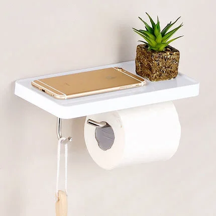 paper bathroom towel rack multifunctional toilet holder stainless plastic creative steel hook box wc dispenser mounted shelf roll shipping