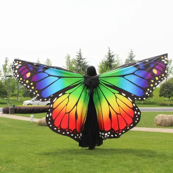 

Belly Dance Wings Butterfly Wings Sticks Bag Kids Belly Dancing Costume Children Women Adult Bellydance Colorful Wings No Sticks