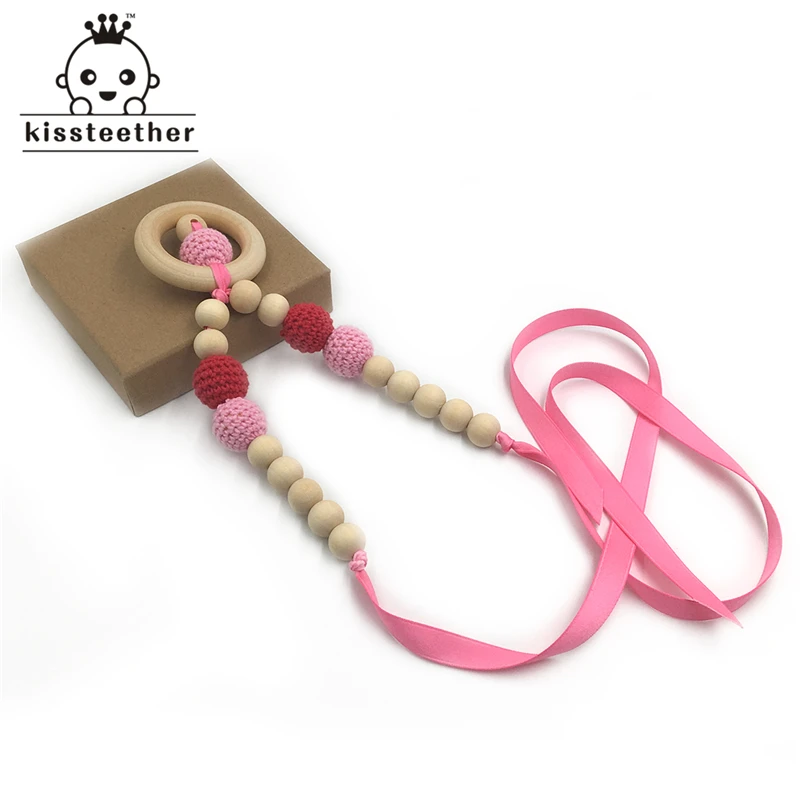 10 шт. детский Прорезыватель для зубов из натурального дерева|baby teether|baby wooden