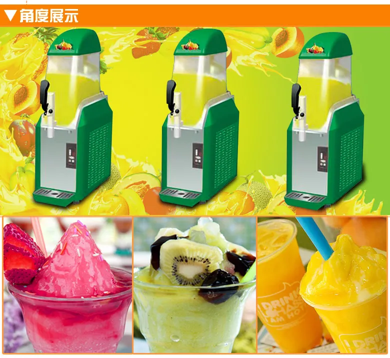 

China single tank Industrial frozen cheap slush machine Frozen Slush Machine,Industrial Slush Machine