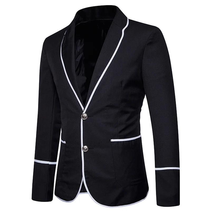 2018 New Arrivals Men Casual Suit Business Style Fashion Design Men's Long Sleeve Slim fit Suits Masculine Blazer Suits EU size