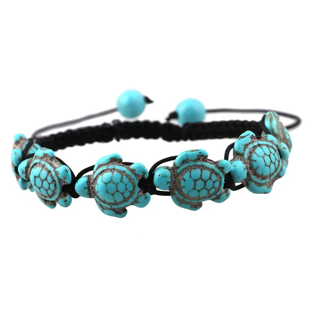 Nueva mano tejido tortuga cáñamo pulseras con tortuga en color Hawai mar tortuga cáñamo pulsera hecha a mano cuerda cadena Nueva mano tejido tortuga cáñamo pulseras con tortuga en color Hawai mar tortuga cáñamo pulsera hecha a mano cuerda cadena