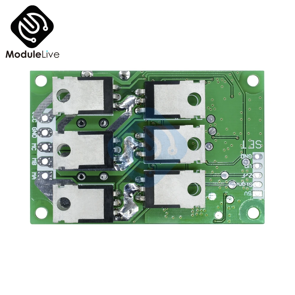 Dc 12v-36v 500w pwm hall motor balanceamento