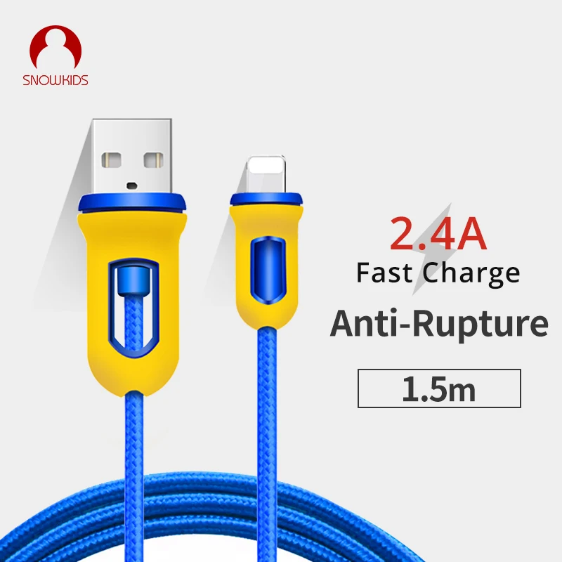 Кабель Snowkids Lightning/USB 2 шт./лот для iPhone X 8 7 6 5 XR XsMax 1 м | Мобильные телефоны и