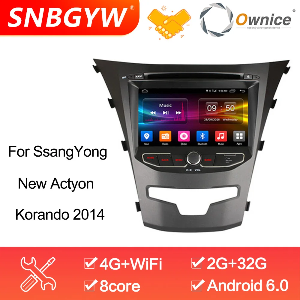 

Ownice C500 8 Core Android 6.0 2GB RAM 32GB ROM Car Autoradio for Ssangyong actyon korando Support 4G SIM LTE Network DAB+ DH208