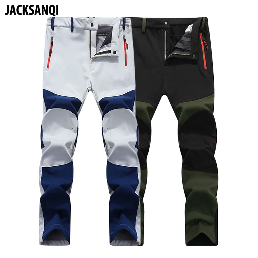 JACKSANQI de invierno Softshell pantalones de esquí al aire libre caliente impermeable Trekking escalada senderismo RA046