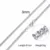 3-6MM Stainless Steel Men Chain Choker Necklace 7