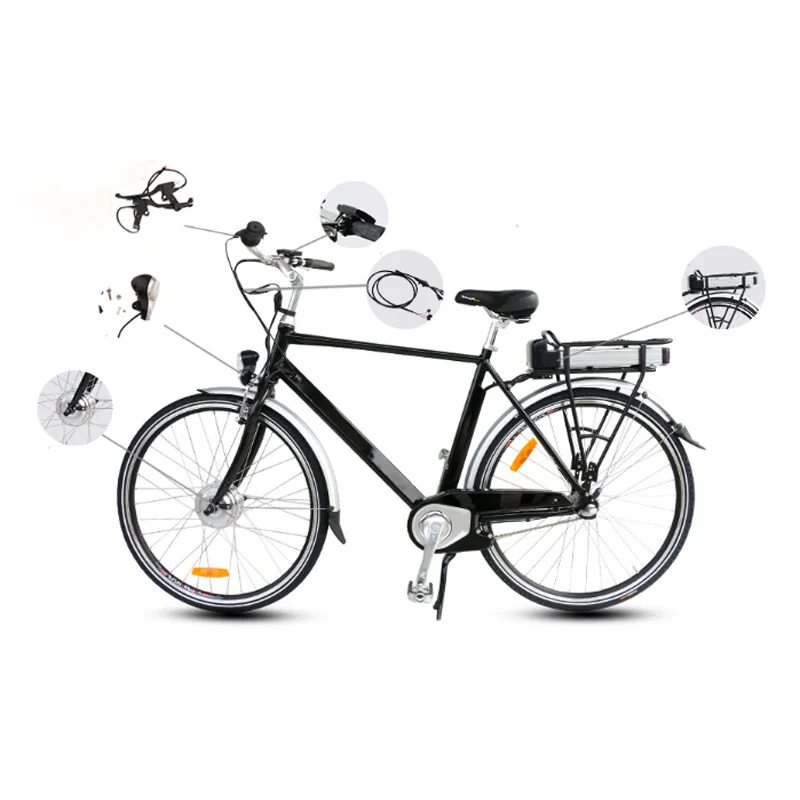 Набор преобразования для электрического велосипеда 48 V 350 W с Батарея мотоцикл электрический велосипед комплект 2" 27,5" 700C концентратор Мотор колесо вело electrique взрослый
