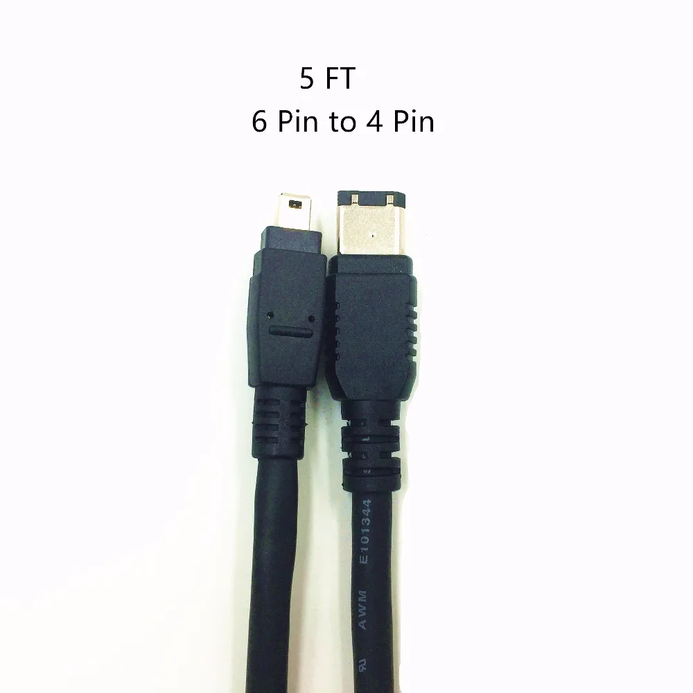 Reizer 5FT 6Pin к 4Pin кабель FireWire IEEE1394 iLink DV Новый |