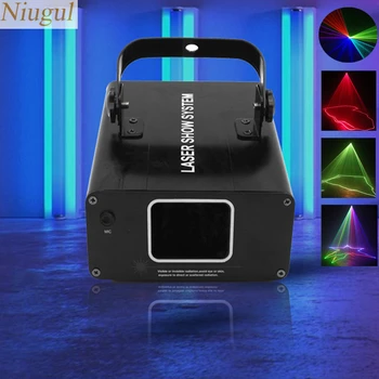 

RGB Laser Linear Beam Scans DMX DJ Dance Bar Coffee Xmas Home Party Disco Effect Lighting Light System Show/RGB Laser Projector