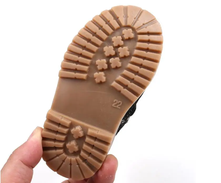 Plush children cotton snow boots-22