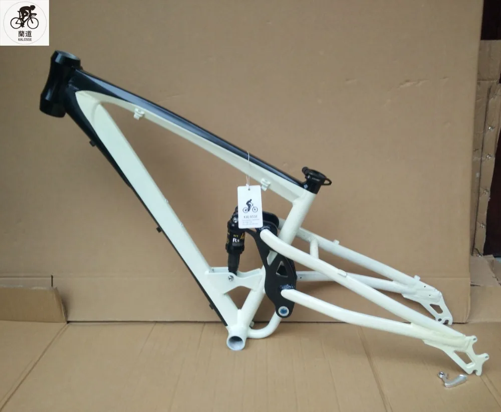 Excellent Kaloss Air suspension DH/AM  frame  Bike snow  26*4.0 inch  Fat/Snow  bike frame  Full suspension  DIY colors   26*17 inch , 21