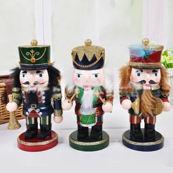 

H01-X027 Best Christmas Valentine's Day birthday gift home decoration Nutcrackers 25cm Powder super fat nutcracker