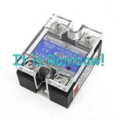 

Free Shipping Groove End LED Indicator Light DC/AC Solid State Relay 25 Amp 24-480V 24-480V AC
