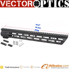 10 шт векторная оптика Superlite Тонкий косые Поплавковый 5,56 мм AR15 AR-15 M-lok Системы 15 дюймов с принтом буквы «М-Лок аксессуары