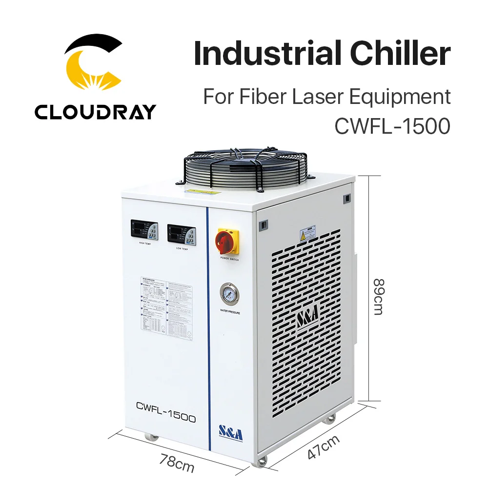 Cloudray S & A CWFL 1500AN 1500BN промышленный воздушный водяной охладитель для волоконно