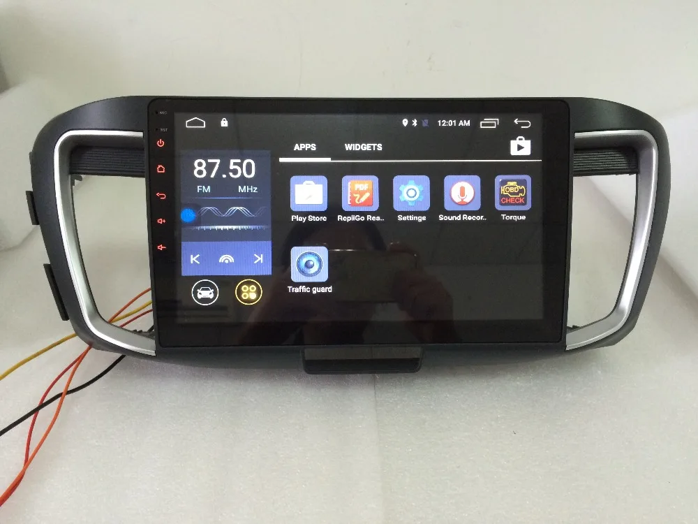 Cheap 10.1 inch 1024 x 600 quad core Android 7.0 for HONDA odyssey 2015,car deckless gps navigation,radio,3G,Wifi,canbus,english,black 5