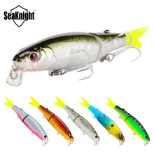 SeaKnight SK044 подвесной гольян 7,4 г 90 мм 0-1,0 м шарнирная наживка 5 шт. Swimbait рыболовная приманка набор с VMC крючками Морская рыбалка