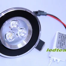 9 Вт 650LM светодиодный вниз свет 3,35 дюйма утопленный свет теплый/холодный белый с Мощность драйвер светильник светодиодный потолочные светильники