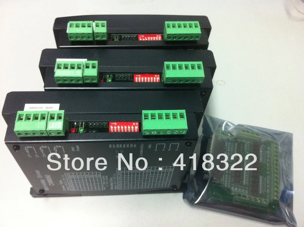3 pcs CW8060 Stepper motor driver Current 2A~6A input voltage 36Vdc~80Vdc FREE 1x breakout board as gift !! | Обустройство дома