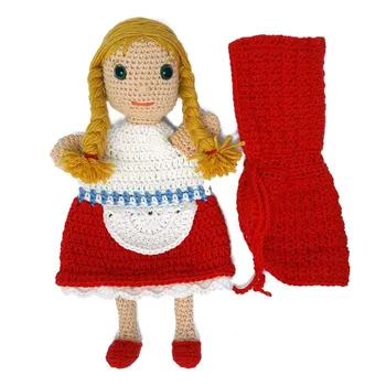 

crochet toys amigurumi handmade rattle doll model number SY141