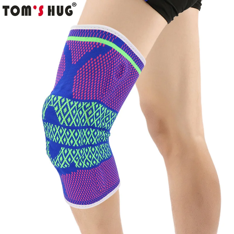 Силиконовый фиксатор для колена Tom's Hug 1 шт. теплый снятия боли в суставах с