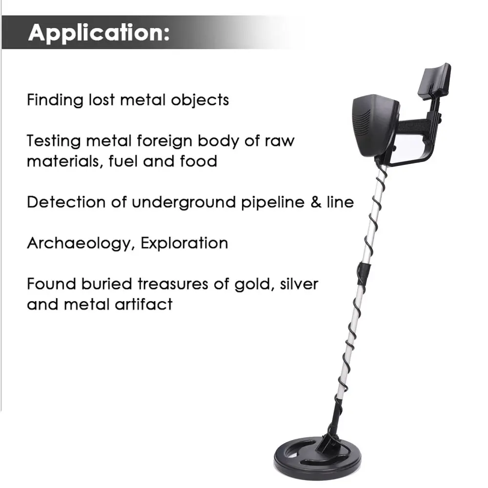 

High Sensitivity Underground Metal Detector Search Portable Easy Installation Gold Detectors detector de metal LCD Display