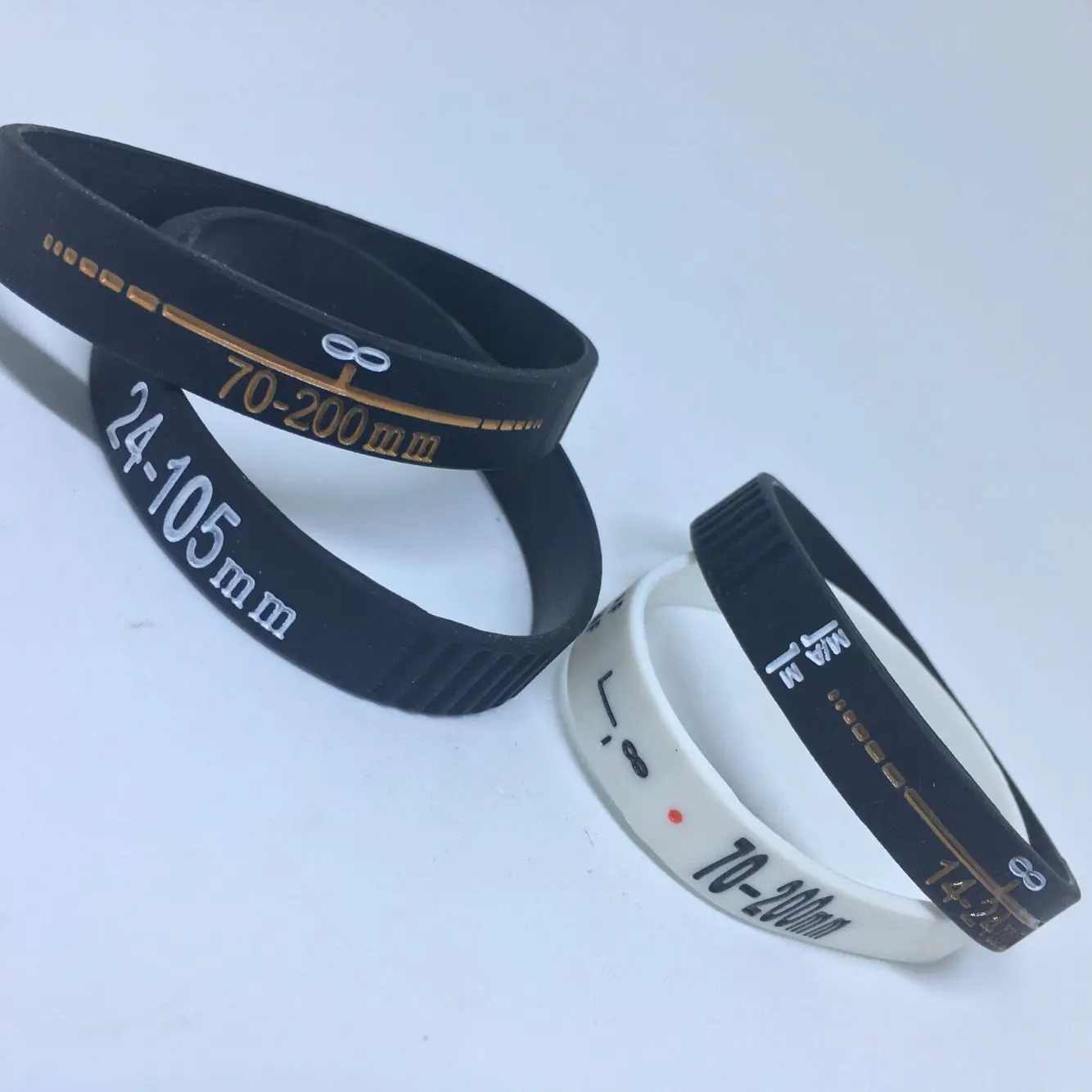 New Lens Bracelets Photographer silicone bracelet Wristbands Lens Zoom Creep for canon nikon DSLR camera free shiping - ANKUX Tech Co., Ltd