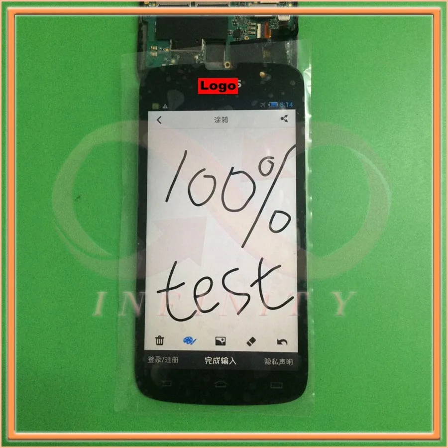 in stock 100 Tested NEW Original With Logo For Philips W8555 Full LCD Display Touch Screen