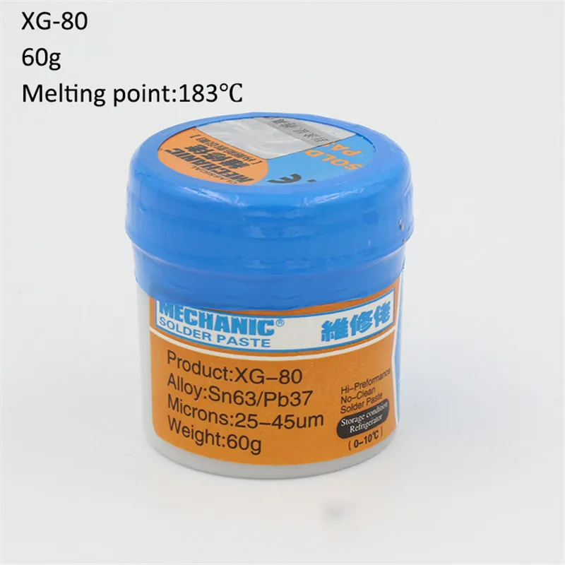 XG-240Flux паяльная паста Sn63/Pb37 низкотемпературная температура плавления 183 градусов