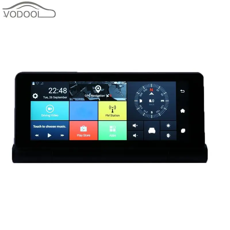 

6.86" 3G GPS Navigation Bluetooth WiFi Car DVR Camera Folding Auto Dashboad FHD Dash Cam Camcorder Optional Rear View Camera