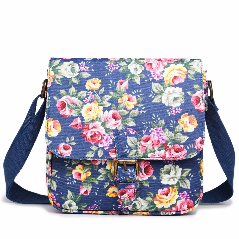 YD1604 Miss Lulu 5pcs Women Girls Designer Vintage Flower Oilcloth