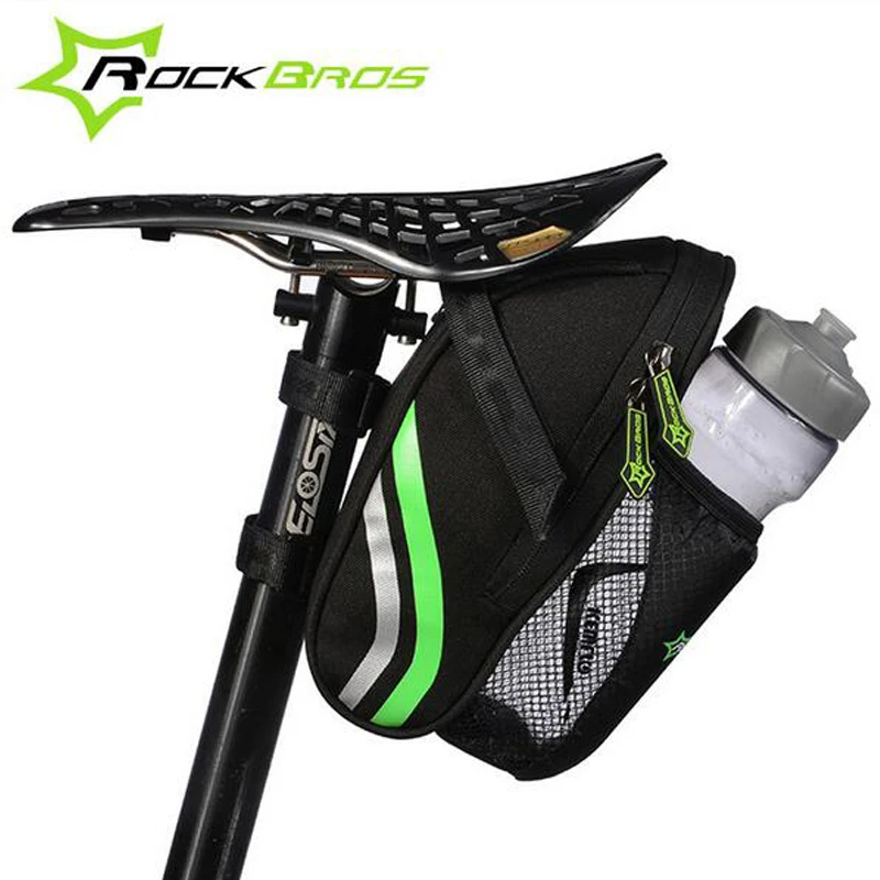 ROCKBROS Waterproof Bicycle rear bag MTB Road bike water bottle package