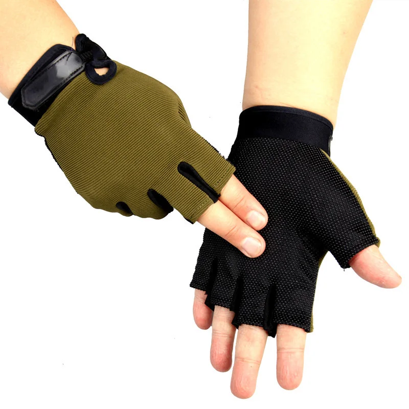 Buy 1 Pair Half Finger Breathable Gloves Driving