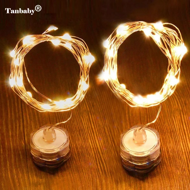 Tanbaby Submersible 2m 20 Led Copper Wire Starry String Lights Tanbaby Submersible 2m 20 Led Copper Wire Starry String Lights Waterproof Holiday For Christmas Wedding