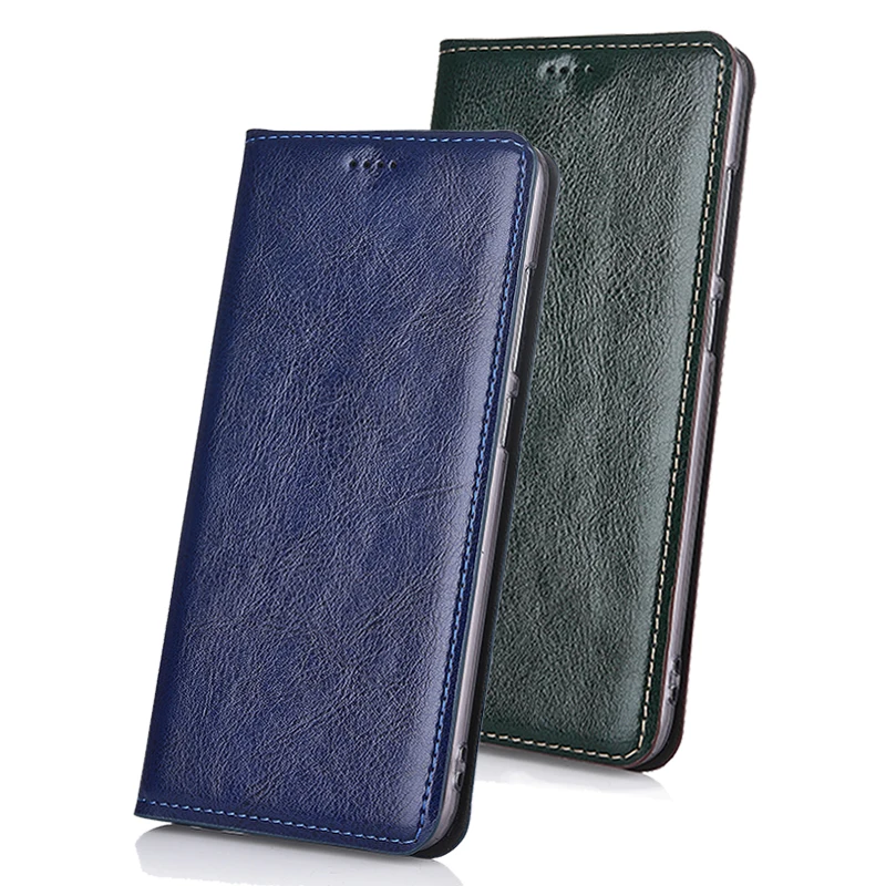 

Genuine Cow Leather Card Design Case Cover For Xiaomi Redmi Note 5 Note5 Case Stand Flip Classic Phone Cover
