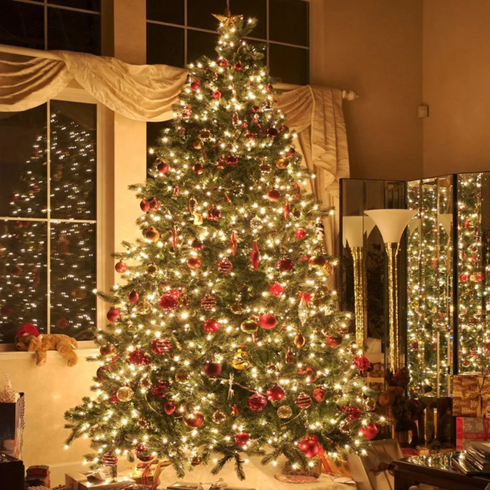 HUIRAN Star Merry Christmas светодиодная гирлянда, рождественские светодиодные лампы, рождественские украшения для дома, рождественские вечерние с новым года