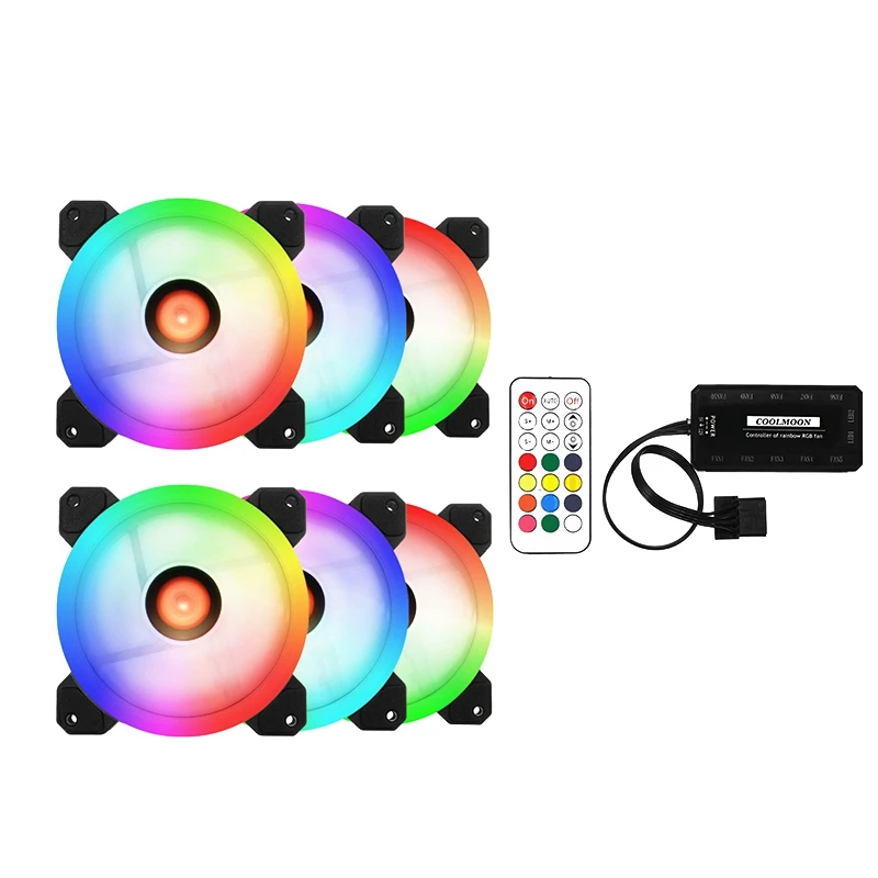

COOLMOON Remote RGB LED Light Controller