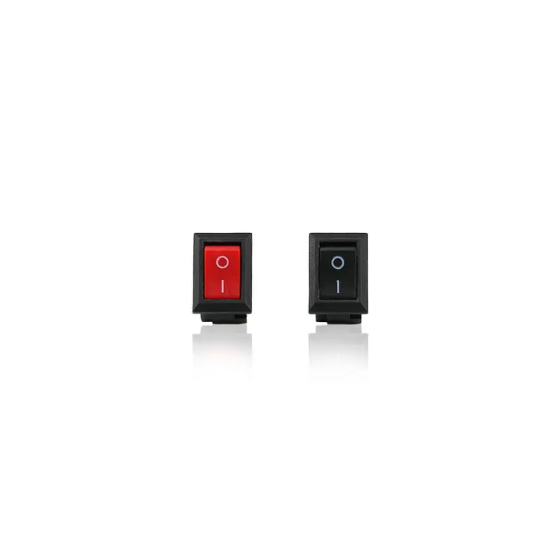 10 шт. 3 Pin 2 3A 250V 10*15 мм черный кнопочный клавишный переключатель на выключение AC 10X15