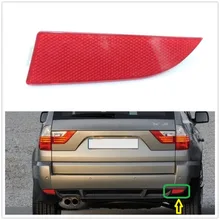 Правая сторона для BMW X3 E83 2006 2007 2008 2009 2010 автомобиль задний хвост бампер угловой отражатель декоративные накладные свет лампы