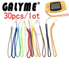 30 шт./лот 13 выбрать игровой консоли ручной Цвета slip-доказательство ремешок ручной веревка, пригодный для nintendogba GBASP гпоб dmg дети мальчик подарок