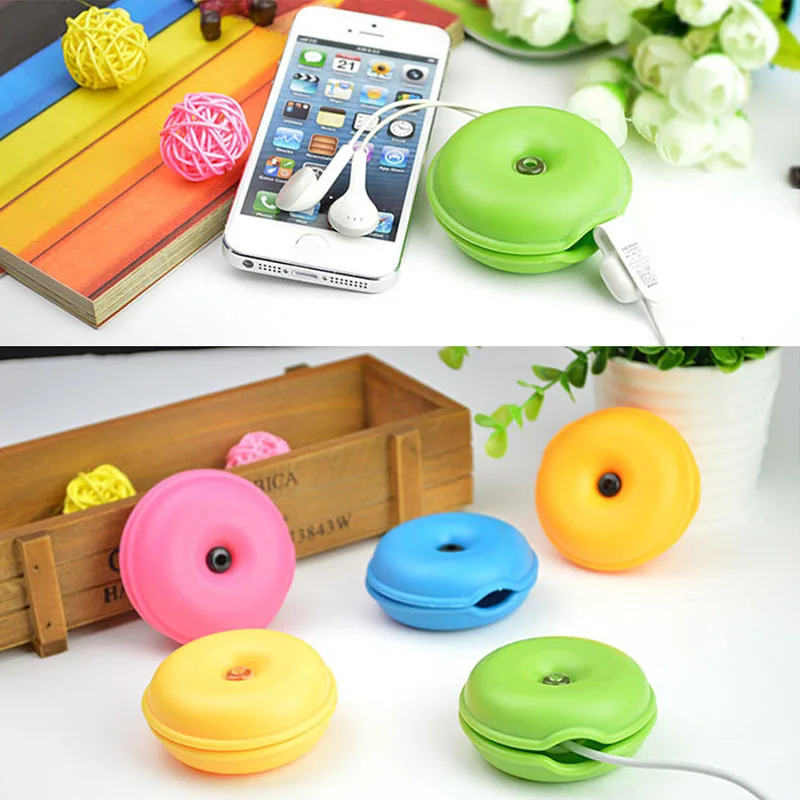 

Earphone Cable Organizer Case Turtle Shape Wrap Wire Winder Headphone Cord Holder New Arrival